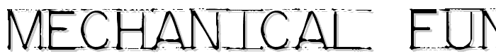Mechanical Fun font